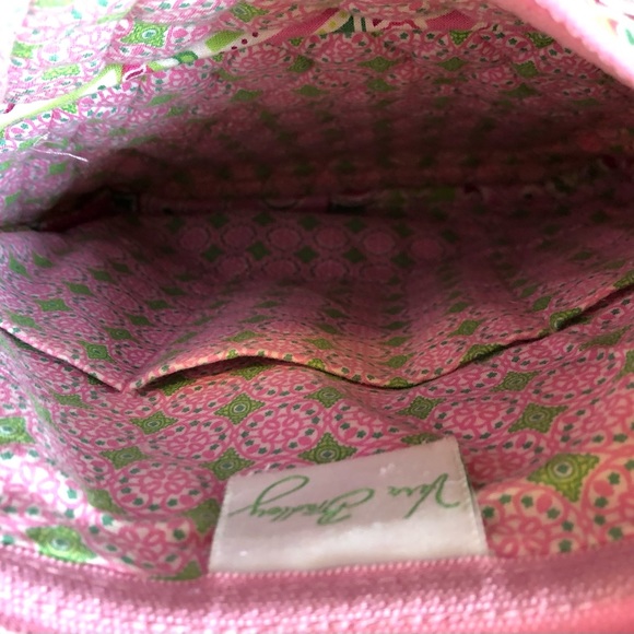 VERA BRADLEY HIPSTER CROSSBODY BAG PINK  EXCELLENT PRELOVED - Picture 10 of 15